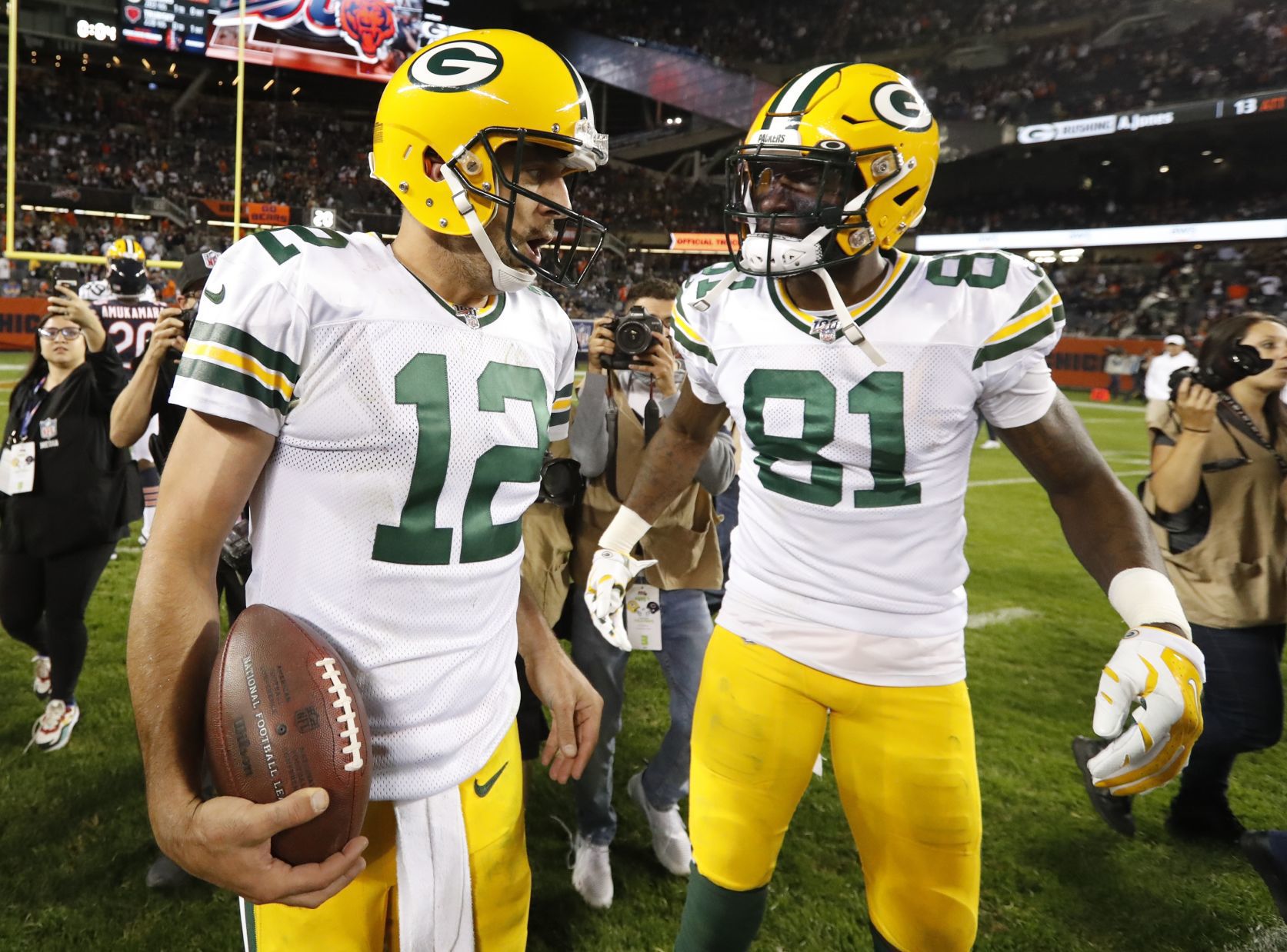 Packers 10, Bears 3